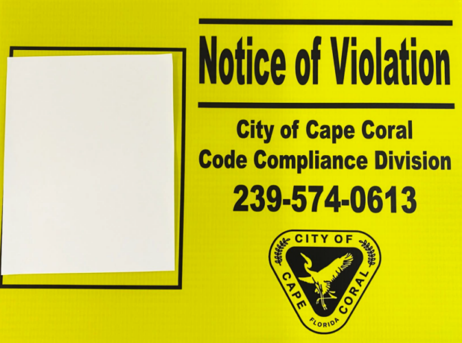 Yard signs added to code enforcement arsenal